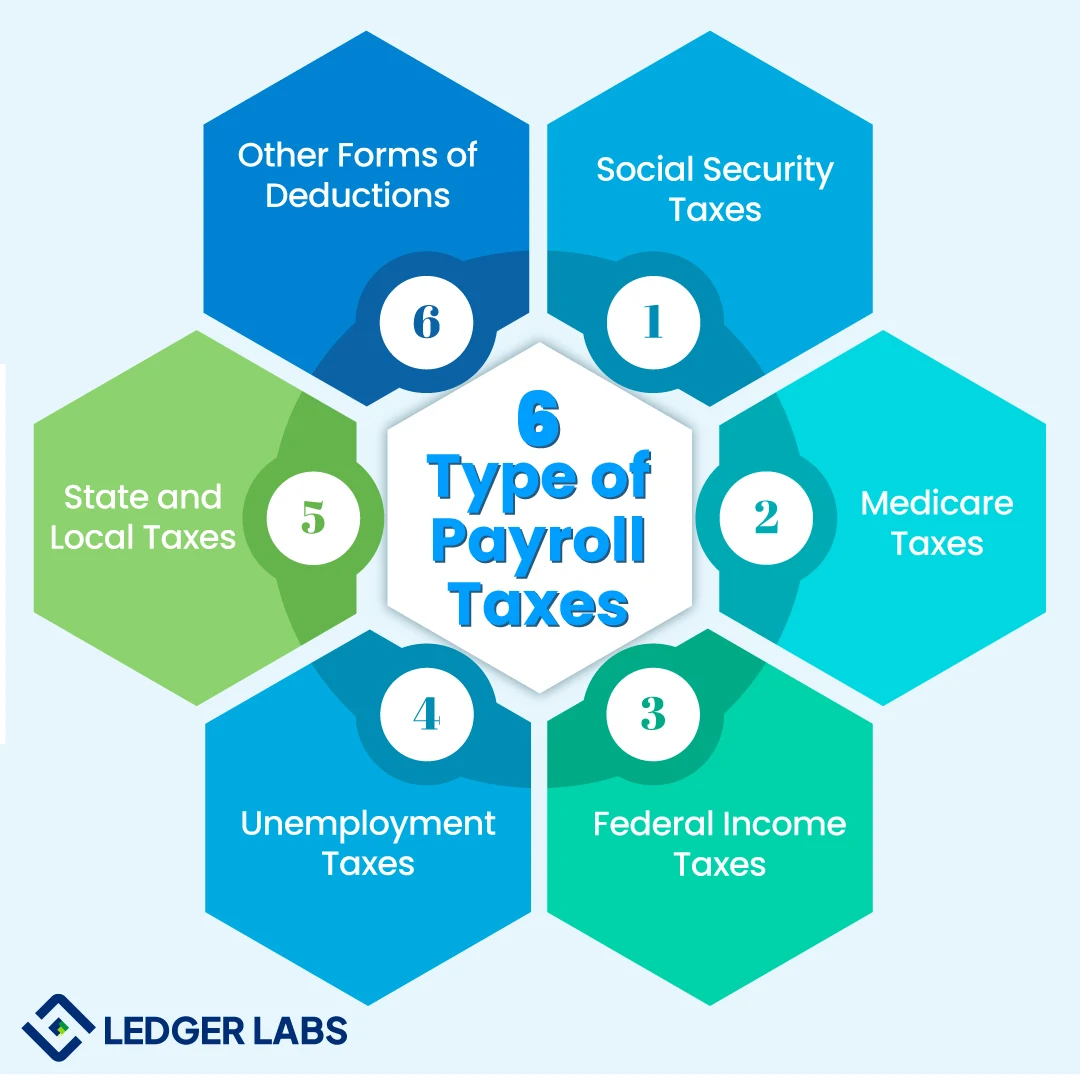 6 different types of payroll taxes