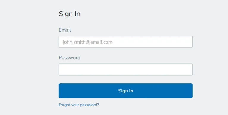 Sign in using your credentials like email address and password.