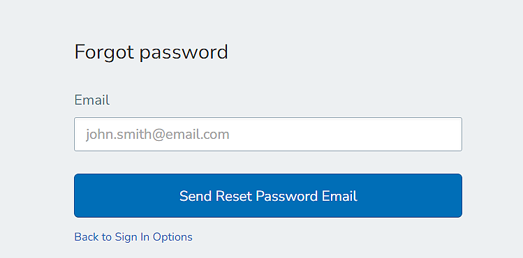 Click “Reset Password” on the login page.